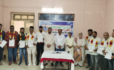 मराठवाड्यात उलमा बोर्डच्या मुतवल्ली व शिक्षण विंगची कार्यकारिणी जाहीर; पदाधिकाऱ्यांचा सन्मान सोहळा संपन्न