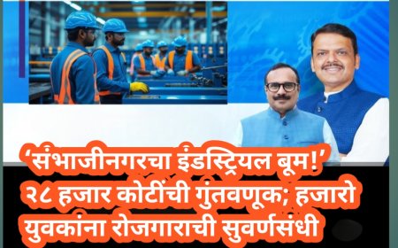 ‘संभाजीनगरचा इंडस्ट्रियल बूम!’ २८ हजार कोटींची गुंतवणूक; हजारो युवकांना रोजगाराची सुवर्णसंधी