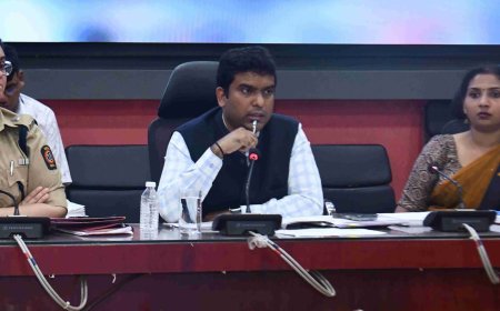 उष्णतेच्या लाटेबाबत जनजागृती करा-जिल्हाधिकारी विनय गौडा जी.सी.!संपर्क समन्वय योजना तयार करुन आपत्ती निवारणासाठी सज्ज राहण्याचे निर्देश