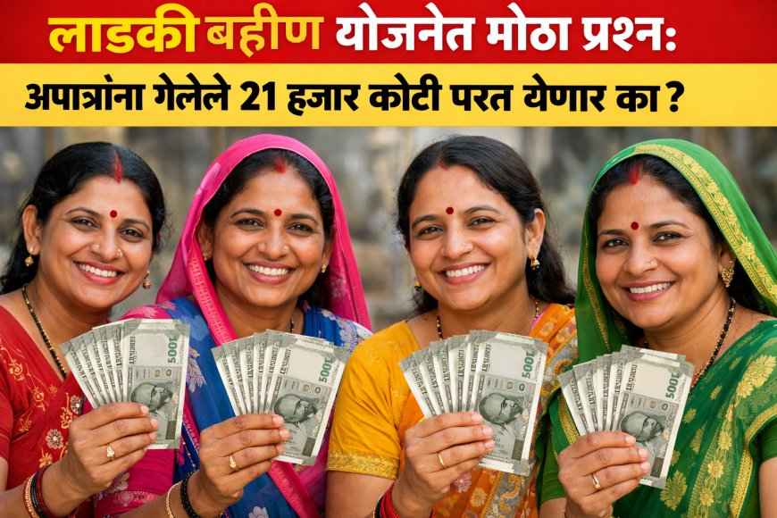 लाडकी बहीण योजनेत मोठा प्रश्न: अपात्रांना गेलेले २१ हजार कोटी परत येणार का?