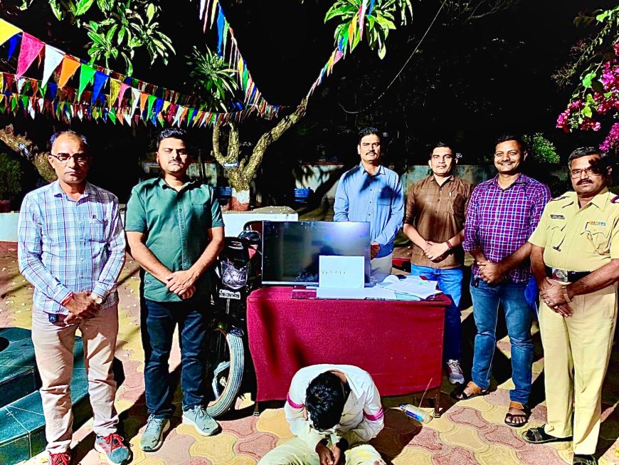 रात्री घरफोडी करणारी टोळी जेरबंद; २ गुन्हे उघड — १.५८ लाखांचा मुद्देमाल जप्त