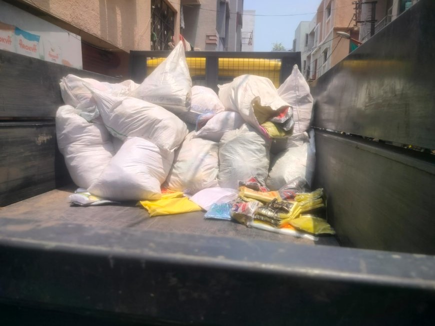 “प्लास्टिक माफियांवर मनपाचा बुलडोझर! सलग तिसऱ्या दिवशी धडक कारवाई; 1000 किलो जप्त, ₹37 हजार दंड”