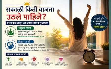 सकाळी किती वाजता उठणे आरोग्यासाठी फायदेशीर? जाणून घ्या तज्ज्ञांचे मत!