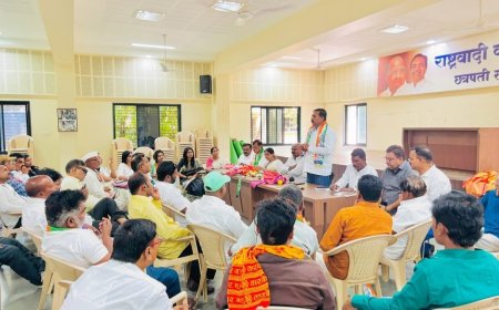 वंचितांच्या न्यायासाठी लढा अधिक तीव्र करण्याचा निर्धार राष्ट्रवादी काँग्रेस (शरदचंद्र पवार) सामाजिक न्याय विभागाची मराठवाडा विभागीय बैठक उत्साहात संपन्न