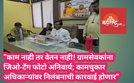 "काम नाही तर वेतन नाही! ग्रामसेवकांना जिओ-टॅग फोटो अनिवार्य; कामचुकार अधिकाऱ्यांवर निलंबनाची कारवाई होणार"