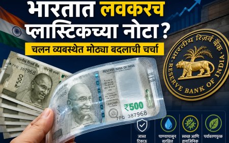 भारतात लवकरच प्लास्टिकच्या नोटा? चलन व्यवस्थेत मोठ्या बदलाची चर्चा