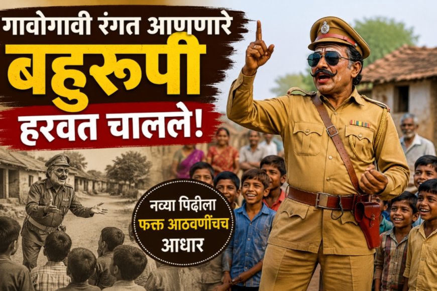 “गावोगावी रंगत आणणारे बहुरूपी हरवत चालले; नव्या पिढीला फक्त आठवणींचाच आधार”