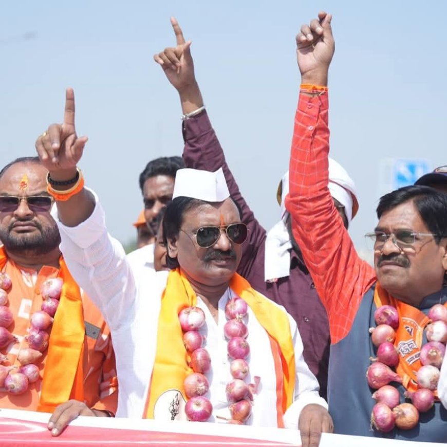 “कांद्याच्या अश्रूंनी पेटला समृद्धी महामार्ग!”; अंबादास दानवेंच्या नेतृत्वात शिवसैनिकांचा ऐतिहासिक चक्काजाम 🚜🔥