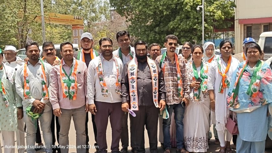 “शेतकऱ्यांचा आवाज दाबणारांना किसान काँग्रेसचा इशारा!” पालकमंत्री संजय शिरसाठ यांच्या निषेधार्थ जिल्हाधिकारी कार्यालयासमोर जोरदार आंदोलन