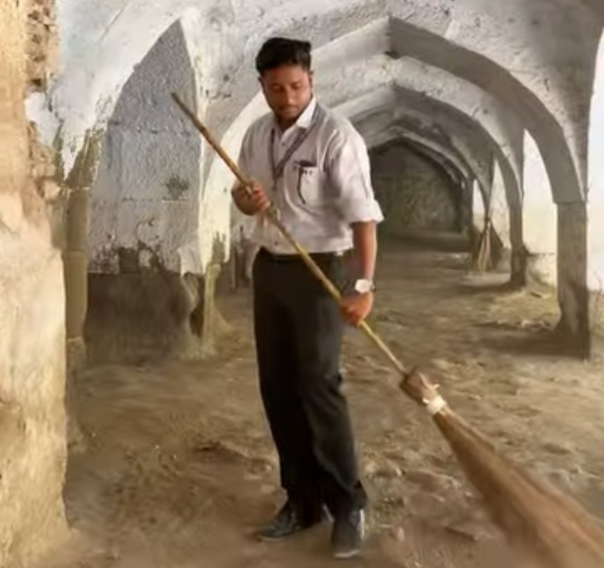 🧹 पाणचक्की परिसरात विशेष स्वच्छता मोहीम; ३ टन कचरा हटवला
