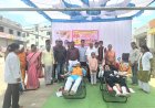 जागतिक रक्तदाता दिनी रक्तदानाचा महायज्ञ; गुणवंत विद्यार्थ्यांचाही झाला गौरव