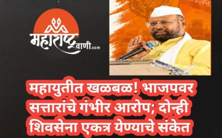 महायुतीत खळबळ! भाजपवर सत्तारांचे गंभीर आरोप; दोन्ही शिवसेना एकत्र येण्याचे संकेत