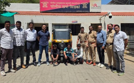 प्रवासी बनून रिक्षाचालकाला जाळ्यात ओढले; मारहाण करून रिक्षा लुटणाऱ्या तिघांना सिडको पोलिसांनी ठोकल्या बेड्या