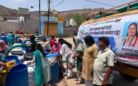 "जनतेने दिलेल्या विश्वासाला जागत वंचित बहुजन आघाडी; भीमनगर, निसर्ग कॉलनीत ‘जनतेसाठी पाणी सेवा’ सुरू"