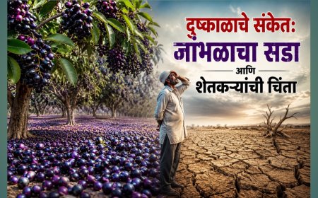 जांभळांचा विक्रमी सडा; निसर्ग देतोय दुष्काळाचा इशारा?