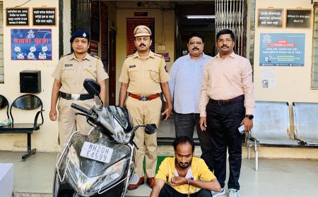 CCTV ने उघड केला स्कुटी चोराचा खेळ! जळगावमधून आरोपीला जवाहरनगर पोलिसांनी ठोकल्या बेड्या