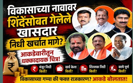 "विकासाच्या नावावर शिंदेंसोबत गेलेले खासदारच निधी खर्चात मागे? आकडेवारीतून धक्कादायक चित्र"