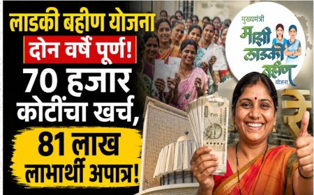 लाडकी बहीण योजनेला दोन वर्षे पूर्ण; ७० हजार कोटींचा खर्च, ८१ लाख लाभार्थी अपात्र!