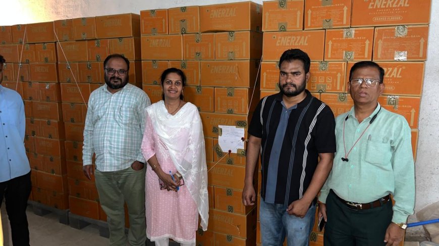 FDAचा ‘एनर्जल’वर मोठा घाव!; छत्रपती संभाजीनगरात 20.78 लाखांचा साठा जप्त