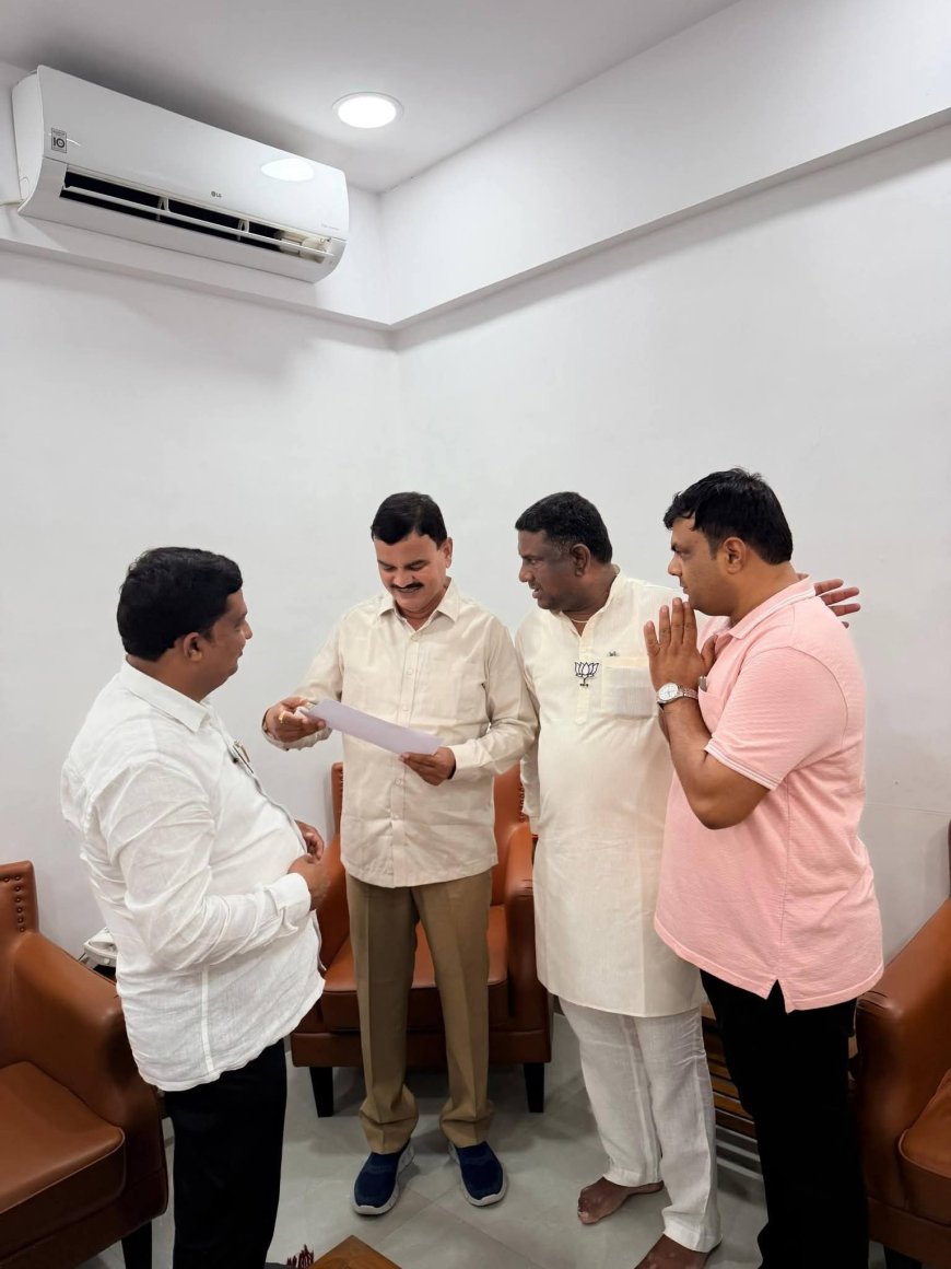 ऑनलाइन खत वितरण प्रणालीतील त्रुटी दूर करा; भाजपचे जिल्हाध्यक्ष संजय खंबायते कृषिमंत्र्यांकडे मागणी