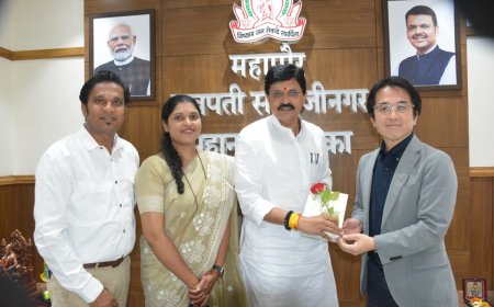 शहराला जपानी गुंतवणूक व पर्यटनाची नवी संधी; महापौर समीर राजुरकर यांच्याशी एफटीजे इंडियाच्या व्यवस्थापकीय संचालकांची चर्चा