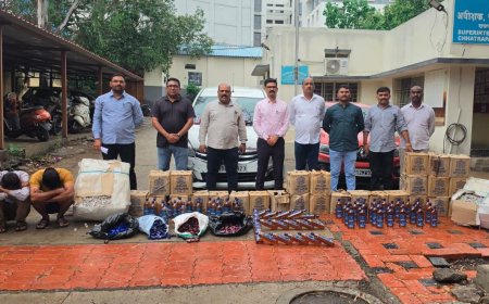 गोवा बनावटीच्या दारूचा मोठा भांडाफोड! सिल्लोड उत्पादन शुल्क विभागाची धडक कारवाई; ११.८१ लाखांचा मुद्देमाल जप्त, एक फरार