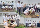 इकरा शाहीन उर्दू हायस्कूलमध्ये ‘एक पेड माँ के नाम’ अभियानांतर्गत वृक्षारोपण