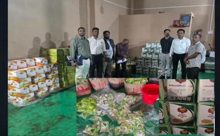 ब्रँडेड तेलाच्या नावाखाली फसवणुकीचा पर्दाफाश; बीडमधील कारखान्यावर FDA ची कारवाई, १.०५ कोटींचे खाद्यतेल जप्त