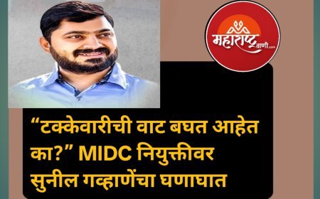 “टक्केवारीची वाट बघत आहेत का?” MIDC नियुक्तीवर सुनील गव्हाणेंचा घणाघात