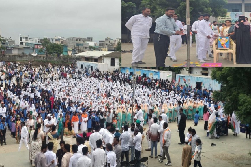नारेगाव मनपा शाळेत ८० वा स्वातंत्र्यदिन उत्साहात साजरा