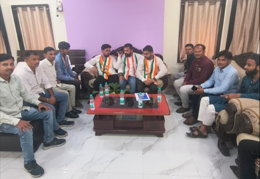 सिल्लोड तालुका NSUI ची कार्यकारिणी बैठक उत्साहात; विद्यार्थ्यांच्या विविध प्रश्नांवर सखोल चर्चा
