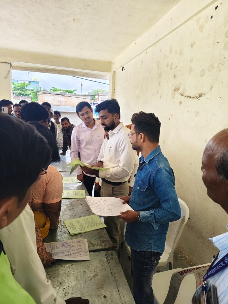 नो नेटवर्क भागातील नागरिकांसाठी मनपाचा विशेष कॅम्प; मिसारवाडीत नळ कनेक्शनची प्रक्रिया सुरू