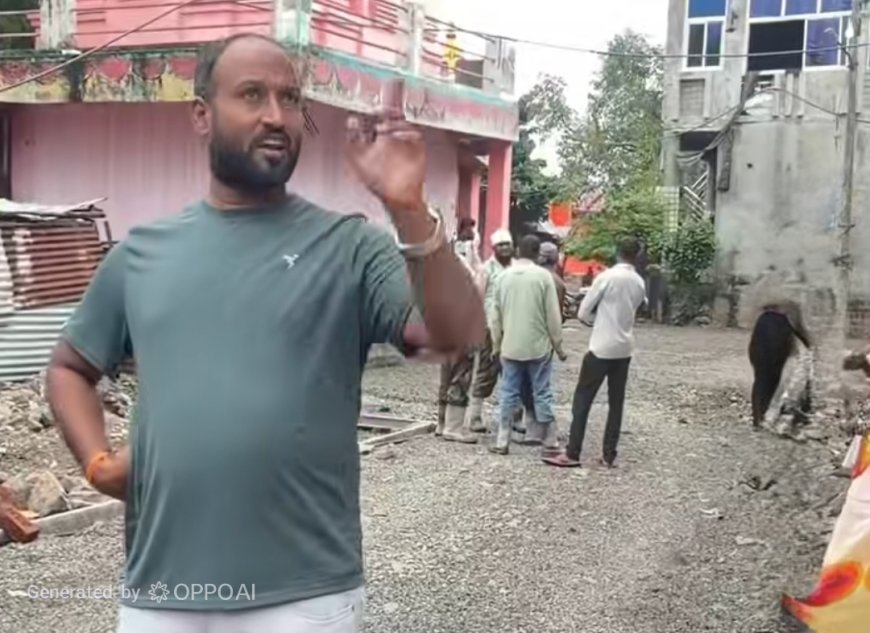 सरपंच पंकज जैस्वाल यांच्या प्रयत्नांना यश; रेलगावच्या महादेव मंदिर परिसरात सिमेंट काँक्रीट रस्त्याचे काम पूर्ण