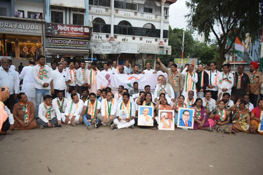 हल्द्वानी घटनेच्या निषेधार्थ काँग्रेसचा भव्य मोर्चा; संविधानिक मूल्यांच्या रक्षणाचा निर्धार