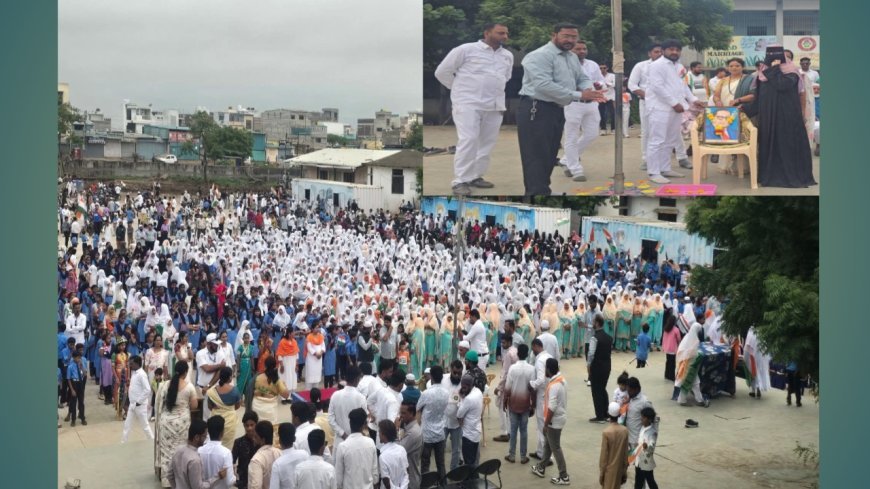 नारेगाव मनपा शाळेत ८० वा स्वातंत्र्यदिन उत्साहात साजरा