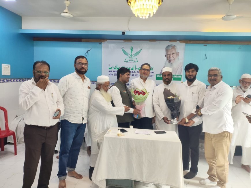 मुस्लिम ओबीसी ऑर्गनायझेशनच्या राष्ट्रीय अध्यक्षपदी गुफरान शब्बीर अन्सारी; फाजीलभाई अन्सारी यांच्याकडे कार्याध्यक्षपद