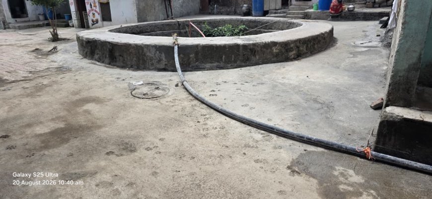 रेलगावच्या विकासाला गती; सरकारी विहीर परिसराचा कायापालट