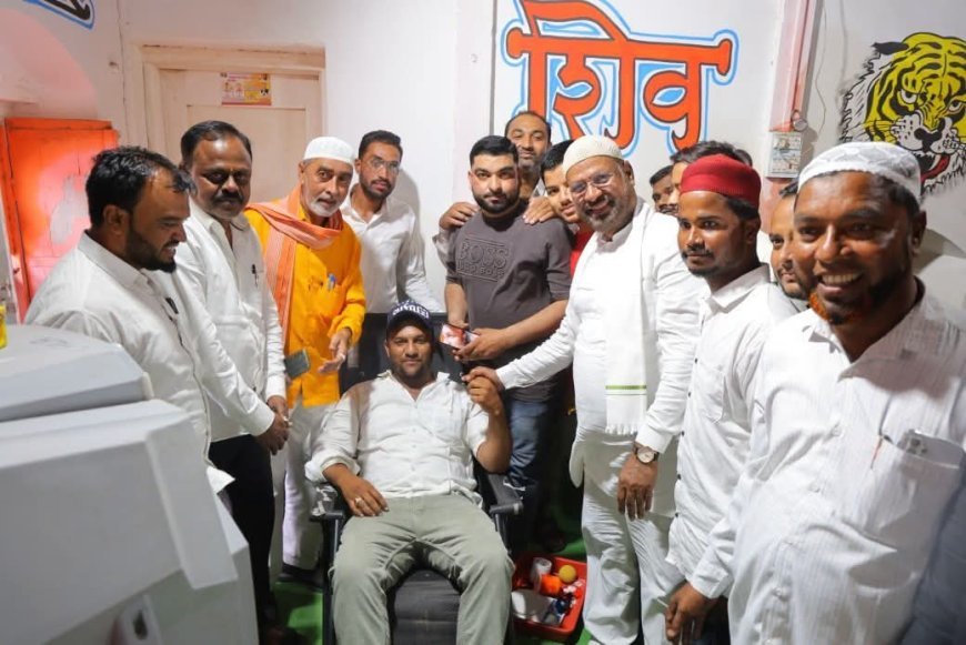‘युथ मूव्हमेंट’चा मानवतेचा संदेश! ईद-ए-मिलादनिमित्त सिल्लोडमध्ये भव्य रक्तदान महाअभियान