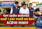 पैठण तहसील कार्यालयात तलाठी १ हजार रुपयांची लाच घेताना ACBच्या जाळ्यात