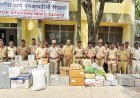 पोलिसांचा मोठा अंमली पदार्थांवर प्रहार! 343 किलो गांजा-चरस आणि 499 कोडेन सिरपच्या बाटल्यांचा कायदेशीर नाश