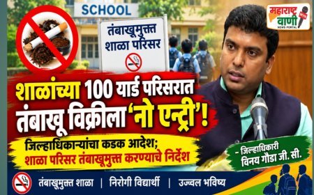 शाळांच्या १०० यार्ड परिसरात तंबाखू विक्रीला ‘नो एन्ट्री’! जिल्हाधिकाऱ्यांचा कडक आदेश; शाळा परिसर तंबाखूमुक्त करण्याचे निर्देश