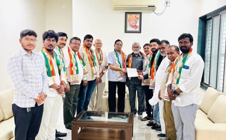 राष्ट्रवादी विद्यार्थी काँग्रेसच्या शरदचंद्र पवार पक्षाच्या शहराध्यक्षपदी योगेश घुगे; शिवसेनेच्या पदाधिकाऱ्यांचा राष्ट्रवादीत प्रवेश