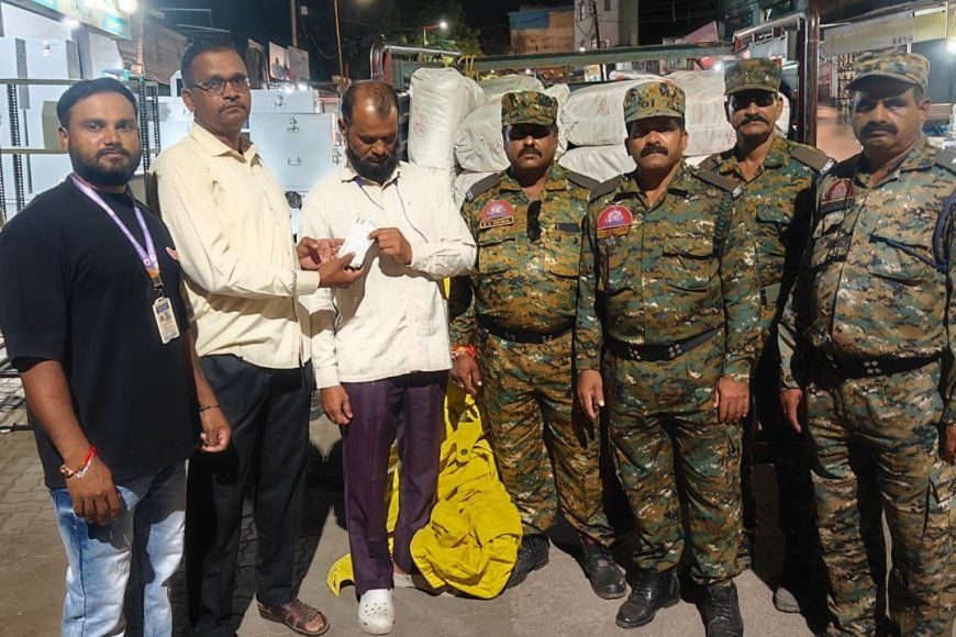 शहरात येण्यापूर्वीच प्रतिबंधित प्लास्टिकला मनपाचा दणका! सार्को ट्रान्सपोर्टमधून १,०८० किलो कॅरीबॅग जप्त; संबंधितांकडून २५ हजारांचा दंड वसूल