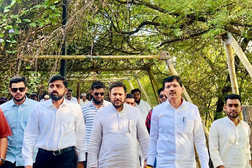 सलीम अली सरोवराच्या सुशोभीकरणासाठी जावेद कुरेशी यांच्या पुढाकाराने महापौर-आयुक्तांची विशेष भेट; विकासकामांना सहकार्याचे आश्वासन