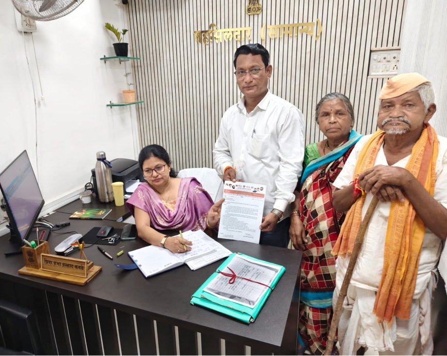 वनहक्कासाठी आंदोलनाला शिवसेनेचा जाहीर पाठिंबा; प्रलंबित दावे तातडीने मंजूर करण्याची मागणी