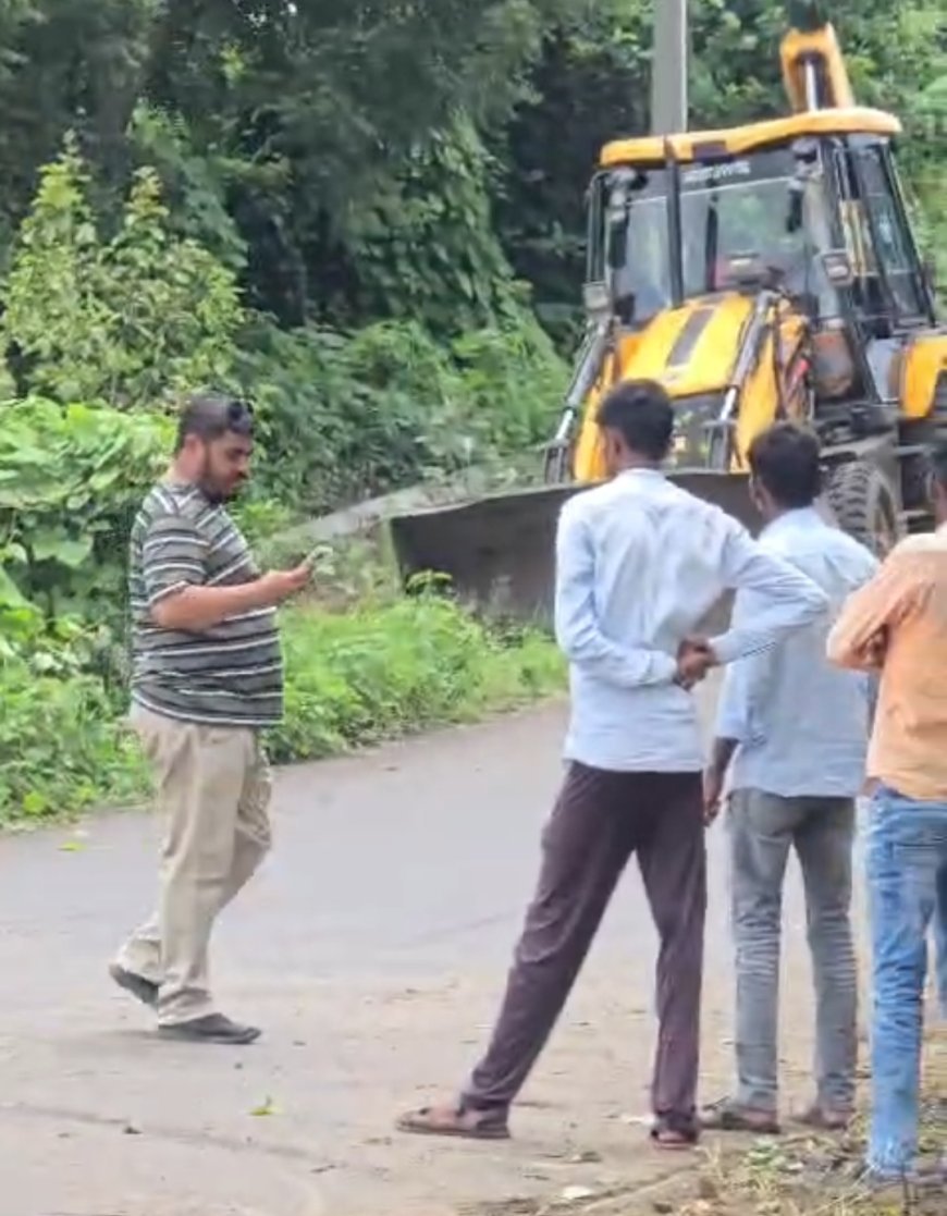 अंभई–भराडी मार्गावरील वाहनधारकांसाठी दिलासादायक बातमी! बोजगावच्या धोकादायक वळणाला अखेर ‘वाट’ मिळाली; वाहनधारकांना मोठा दिलासा!