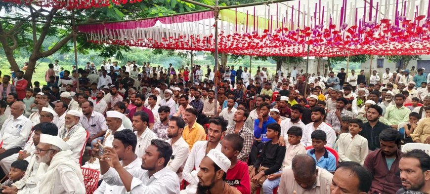 बोरगाव सारवणीत इद्रिस मुलतानी यांचा सत्कार; उर्दू शाळेच्या नव्या इमारतीचे उद्घाटन, मुस्लिम समाज बांधवांचा भाजपमध्ये प्रवेश