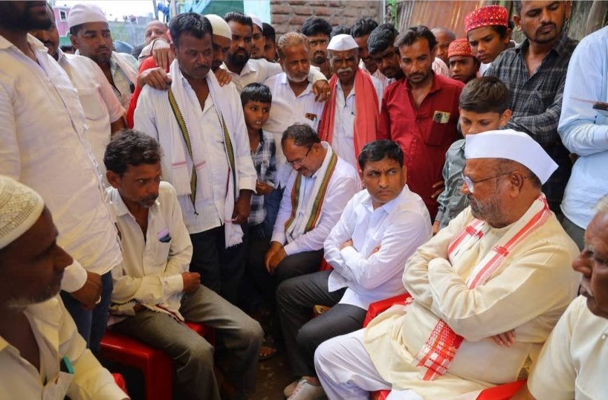 दुःखाच्या प्रसंगी शासन कुटुंबीयांच्या पाठीशी; आमदार सत्तार यांची दहिगाव-पिशोरला भेट