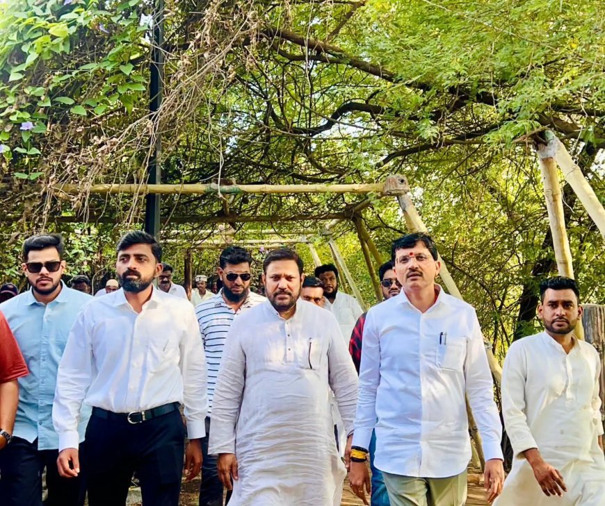 सलीम अली सरोवराच्या सुशोभीकरणासाठी जावेद कुरेशी यांच्या पुढाकाराने महापौर-आयुक्तांची विशेष भेट; विकासकामांना सहकार्याचे आश्वासन