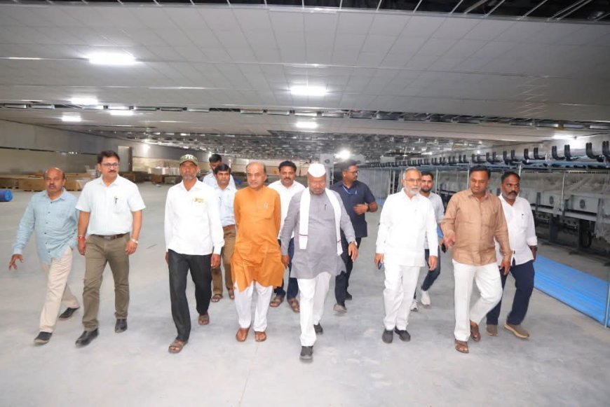 सिल्लोडमध्ये ‘कापूस ते कापड’ उद्योगसाखळीची तयारी; अब्दुल सत्तारांच्या पुढाकारातून सूतगिरणीची पाहणी